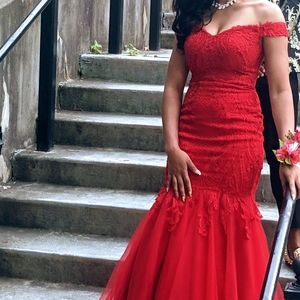 Red Camille La Vie Dress